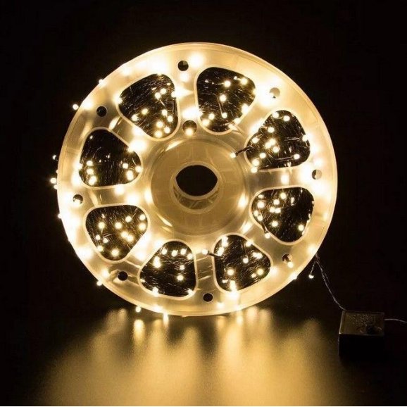 Светодиодная уличная гирлянда 50m 150 LED warm (50m-1)