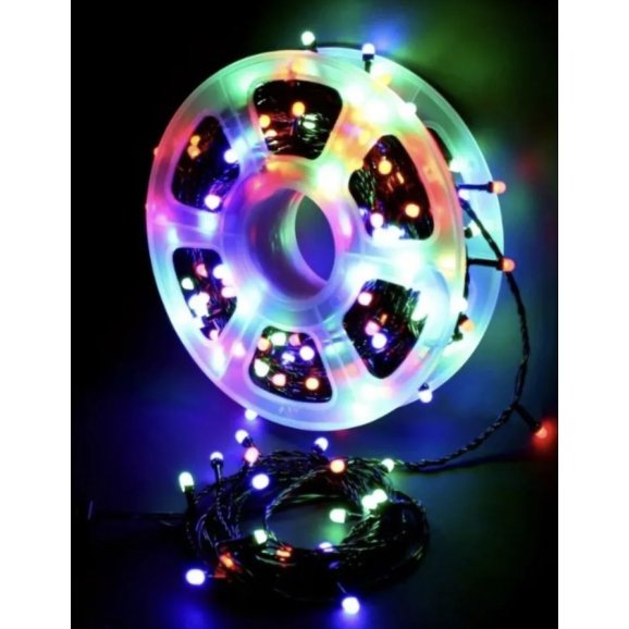Светодиодная уличная гирлянда 50m 150 LED RGB (50m-3)