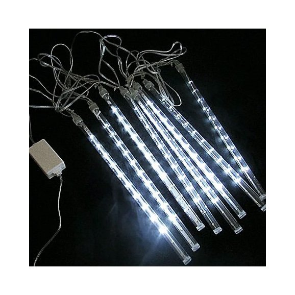 Вулична гірлянда, що тане, бурульки 30cm white (10-5)