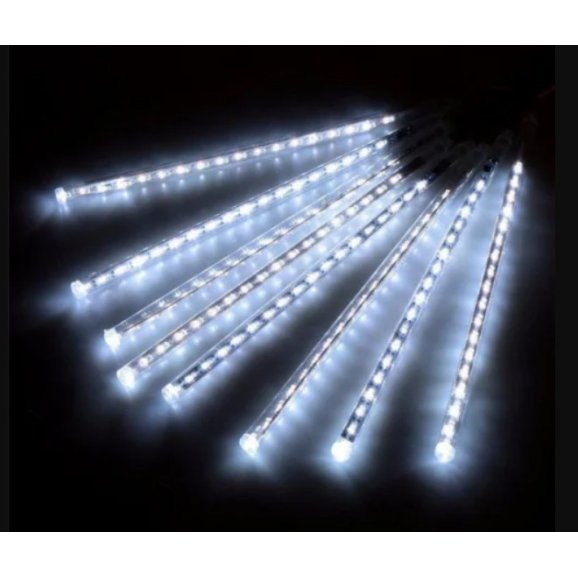 Уличная гирлянда тающие сосульки 50cm white (10-8)