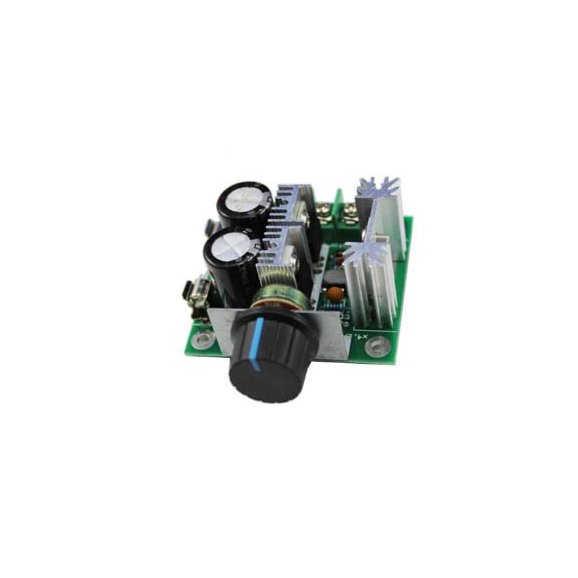 Регулятор скорости двигателя постоянного тока с ручкой 12V-40V 10A PWM
