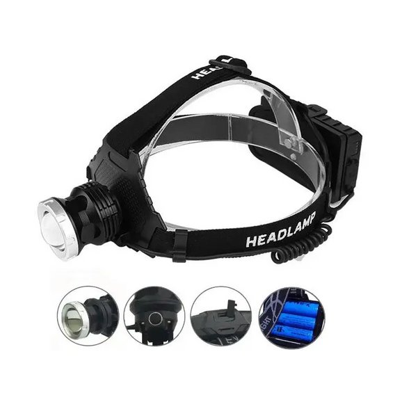 Акумуляторний налобний ліхтар BL-8070-P50