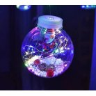 160L 10 дорожек бахрома 3м*40см60см новогодний подарок с диодами в шарике RGB (40-2)
