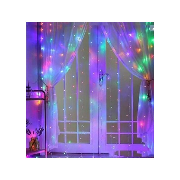 Світлодіодна гірлянда водоспад штора 480 LED RGB 3x3м (10-4)