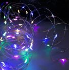 Гирлянда роса 3м на батарейках RGB