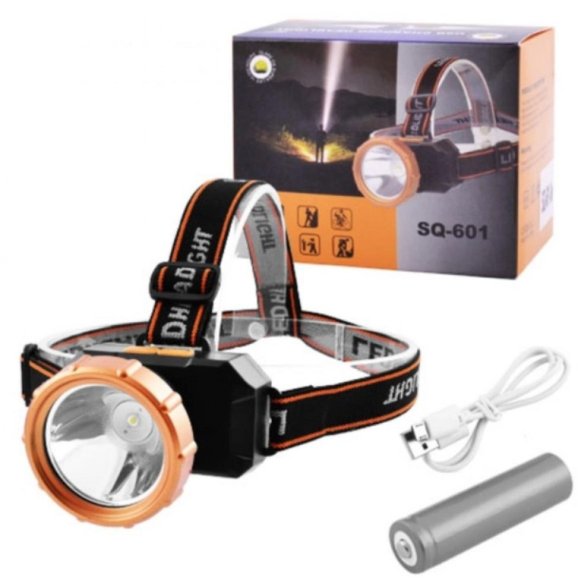 Акумуляторний налобний ліхтар SQ-601