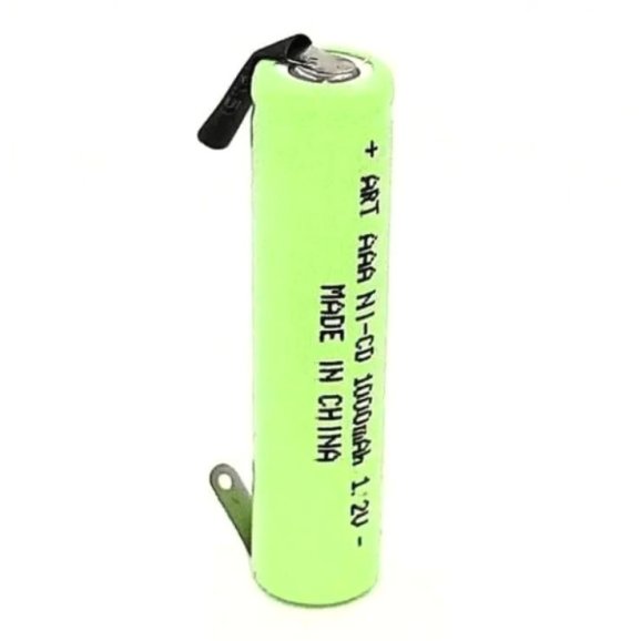Акумулятор AAA 1.2v 1000 mAh клеми