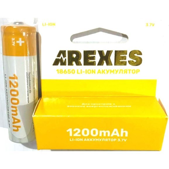 Акумулятор Arexes Li-ion 18650 3.7v 1200mah