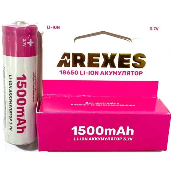 Аккумулятор Arexes Li-ion 18650 3.7v 1500mah