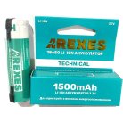 Аккумулятор Arexes Li-ion 18650 3.7v 1500mah з контактами для паяння