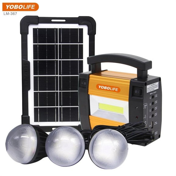 Аккумуляторный фонарь с боковым светом YoboLife LM-367