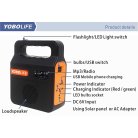 Акумуляторний ліхтар з бічним світлом Yobolife LM-3609