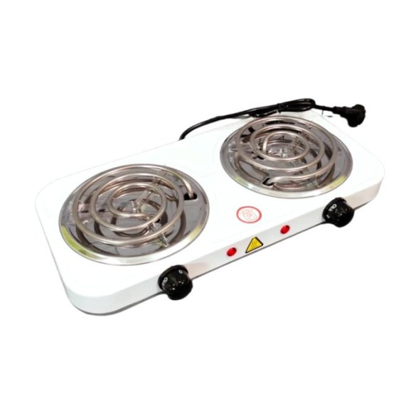 Плита электрическая спиральная 2 конфорки Hot Plate G-2000W