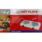 Плита электрическая спиральная 2 конфорки Hot Plate G-2000W