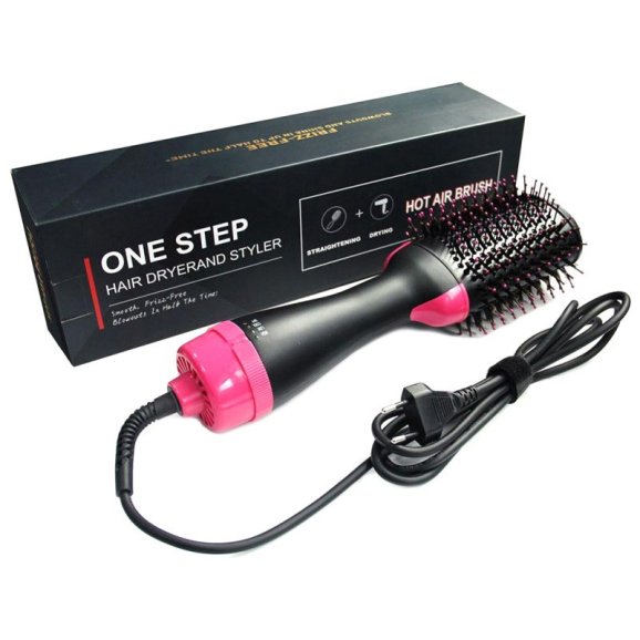 Фен-щетка для укладки волос One Step Hot Air Brush