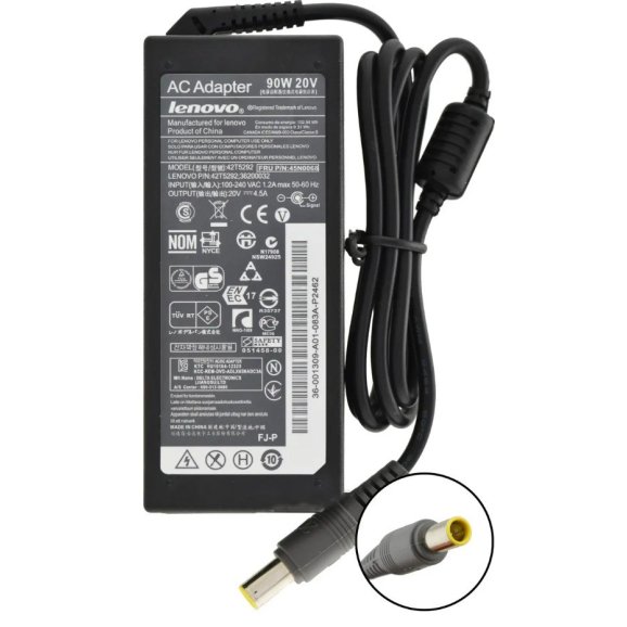 Блок питания Lenovo 20v 4.5a (8.0 * 5.0)