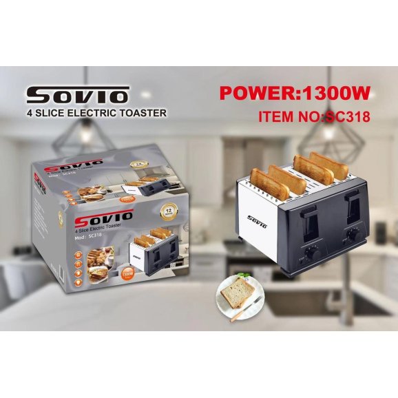 Тостер электрический Sovio SC318