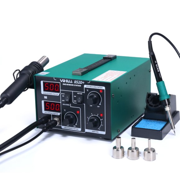 Паяльная станция Yihua 852D+ компрессионная
