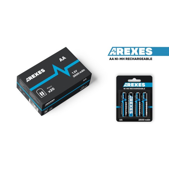 Аккумулятор Arexes АА (2500mAh) 1.2v (NI-MH)