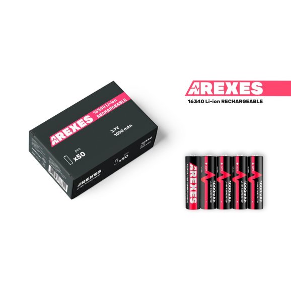 Аккумулятор 16340 Li-ion 3.7V 1000mah
