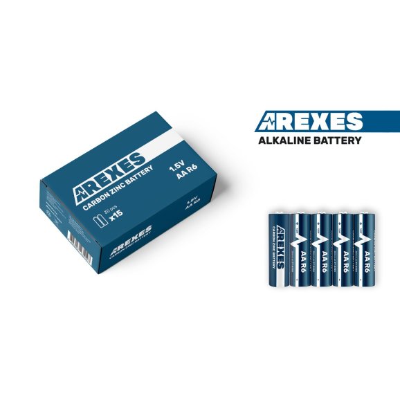 Батарейка R6/AA 1.5v Arexes цинк карбон (60шт в упаковке)
