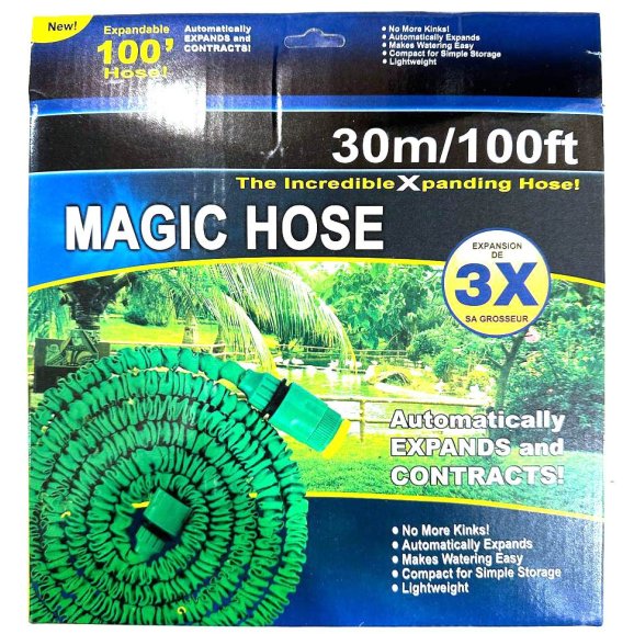 Шланг поливальний розтяжний X HOSE 30м 100FT