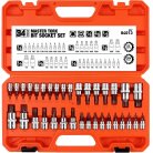 Набор торцевых головок с битами Torx 34шт sdy-84013