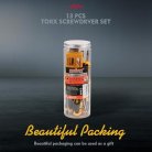 Набор Torx отверток 12шт + намагничиватель-размагничиватель sdy-87010