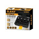Набор E-torx головок с адаптерами 17 предметов ED70023