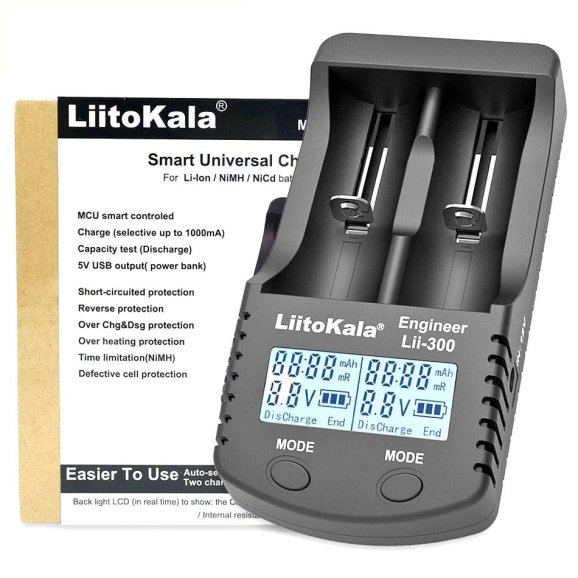 Зарядное устройство для аккумуляторов LiitoKala Lii-300-EU