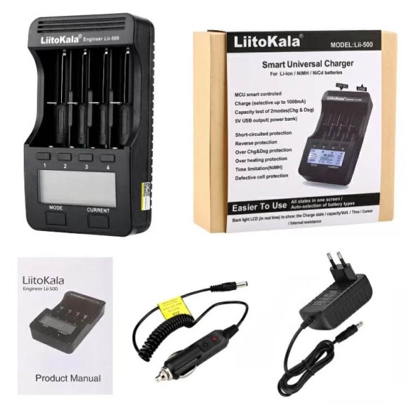 Зарядное устройство для аккумуляторов LiitoKala Lii-500 EU