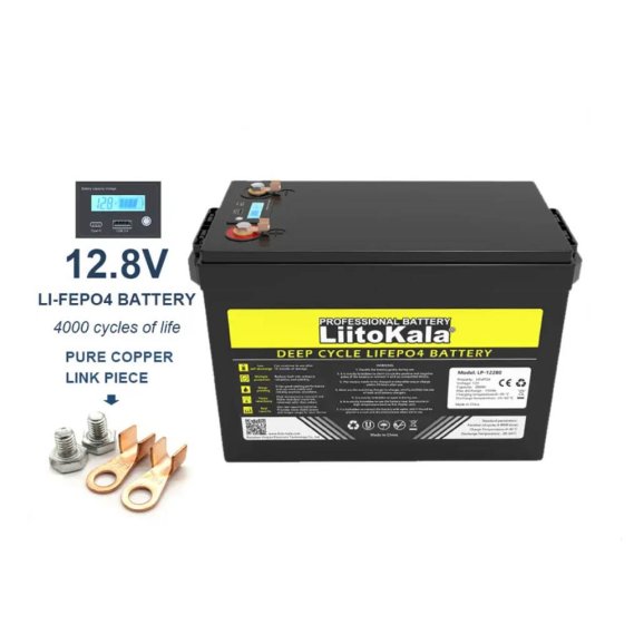 Акумулятор 12v280a LiFePO4 LiitoKala LP-12280