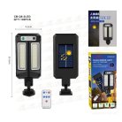 Вуличний світильник CB-Q6-2LED на сонячній батареї з датчиком руху