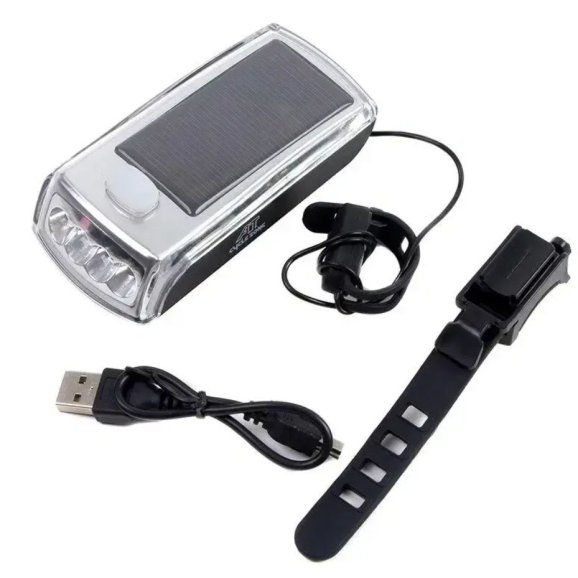 Фонарь велосипедный с сигналом Speaker bicycle light HJ-045 (4-14)