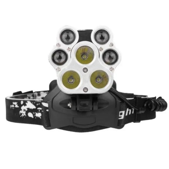 Аккумуляторный налобный фонарь W-627-T6