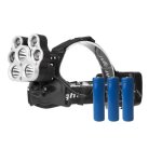 Аккумуляторный налобный фонарь W-627-T6