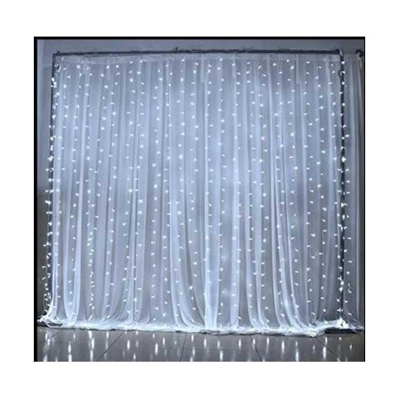 Светодиодная гирлянда водопад 320 LED white (8-9)