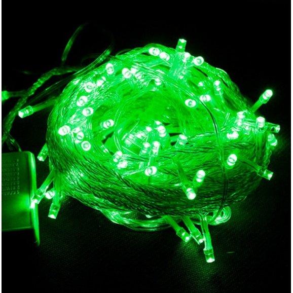 Светодиодная гирлянда водопад 240 LED green (8-8)