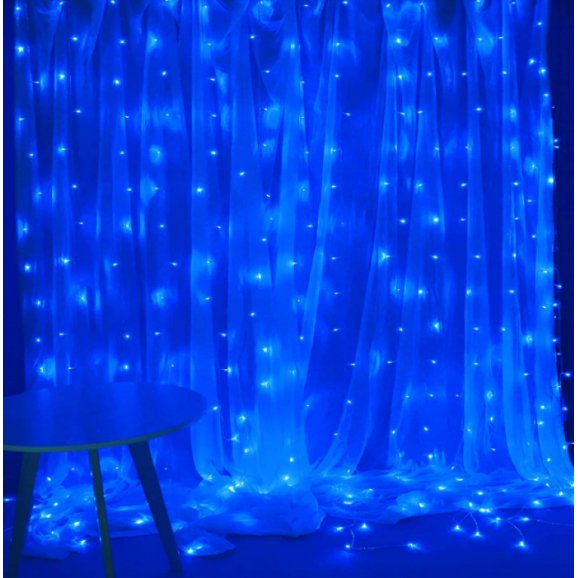 Светодиодная гирлянда водопад 240 LED blue (8-6)