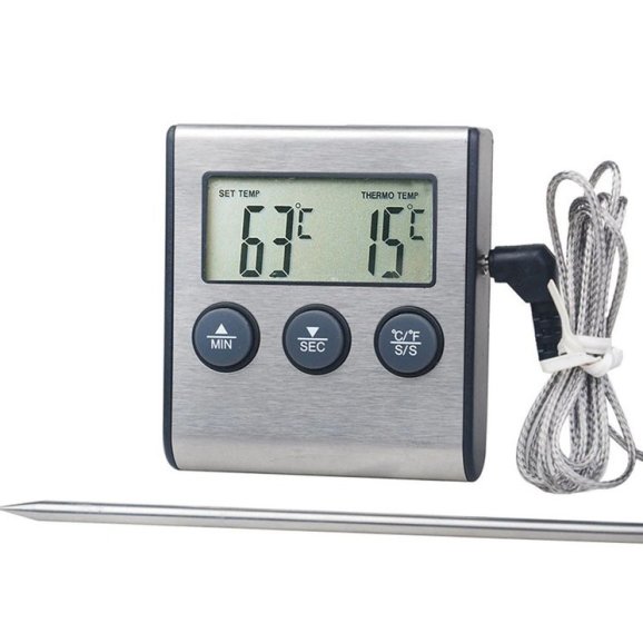 Термометр щуп Digital Cooking Termometr/Timer TP700 цифровой
