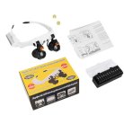 Бинокулярные очки с LED подсветкой 32225-21SX