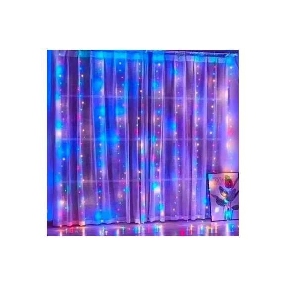 Світлодіодна гірлянда водоспад 320 LED RGB (8-12)