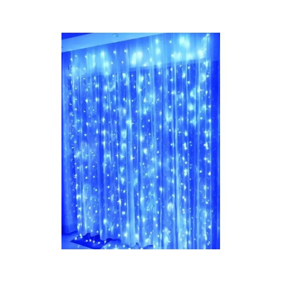 Светодиодная гирлянда водопад 280LED blue (8-16)