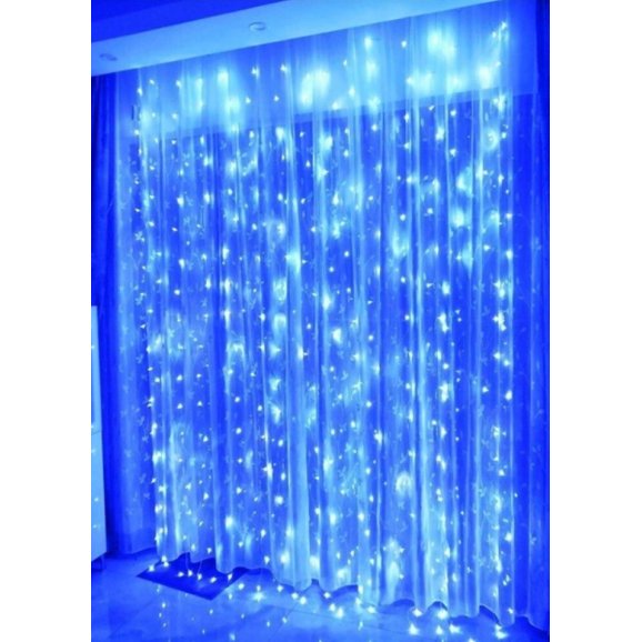 Светодиодная гирлянда штора 480LED blue (10-3)