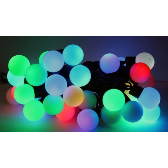 Светодиодная гирлянда средний шарик 28 LED (7-12)
