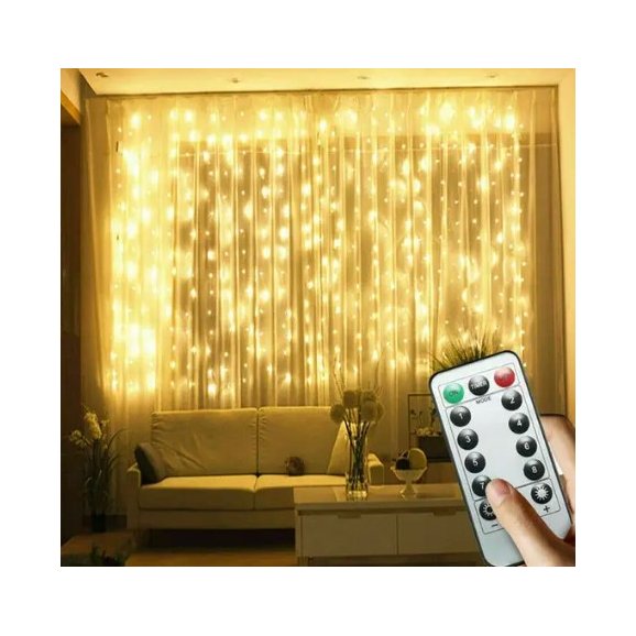 Світлодіодна гірлянда штора 280 LED (4-1)