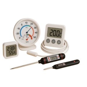 Термометри, гігрометри, терморегулятори