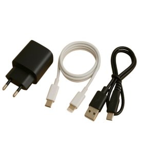 USB-кабелі micro, iPhone, мережеві зарядні