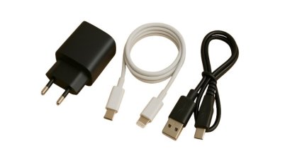 USB-кабелі micro, iPhone, мережеві зарядні